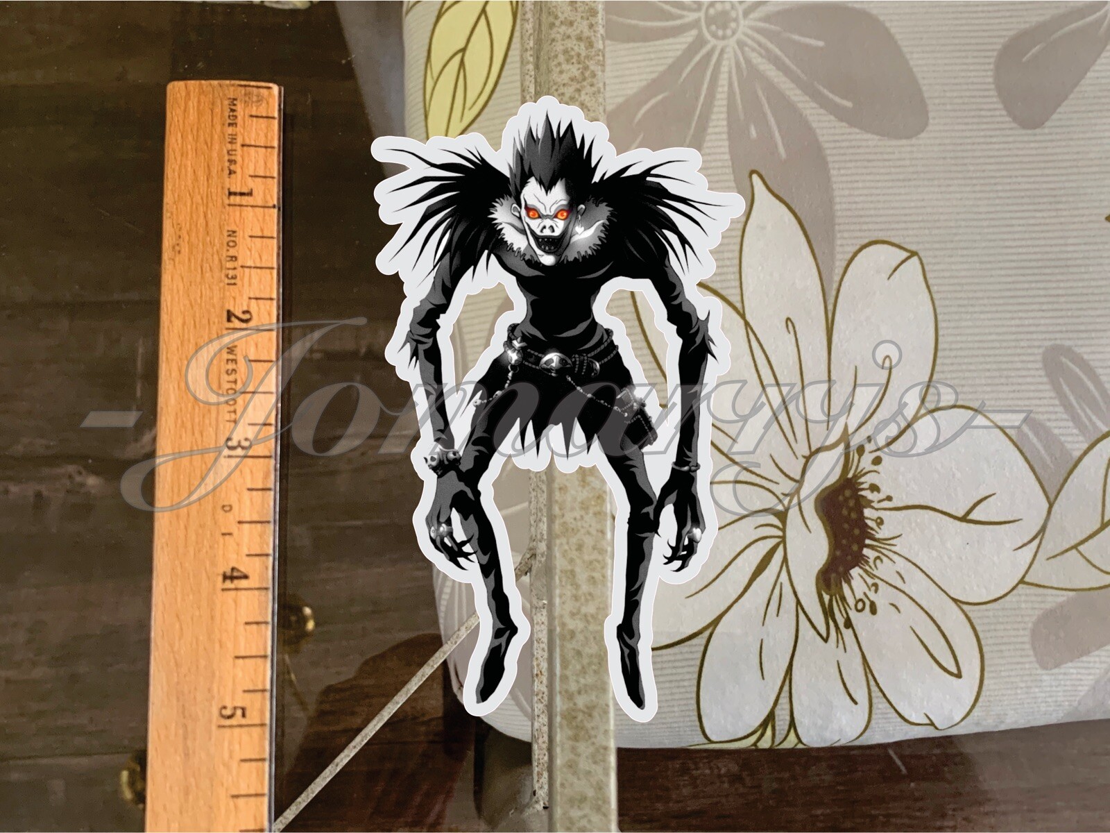 Death Note - Anime Ryuk Custom Sticker Decal Vinyl binder Light Yagami Kira gallery