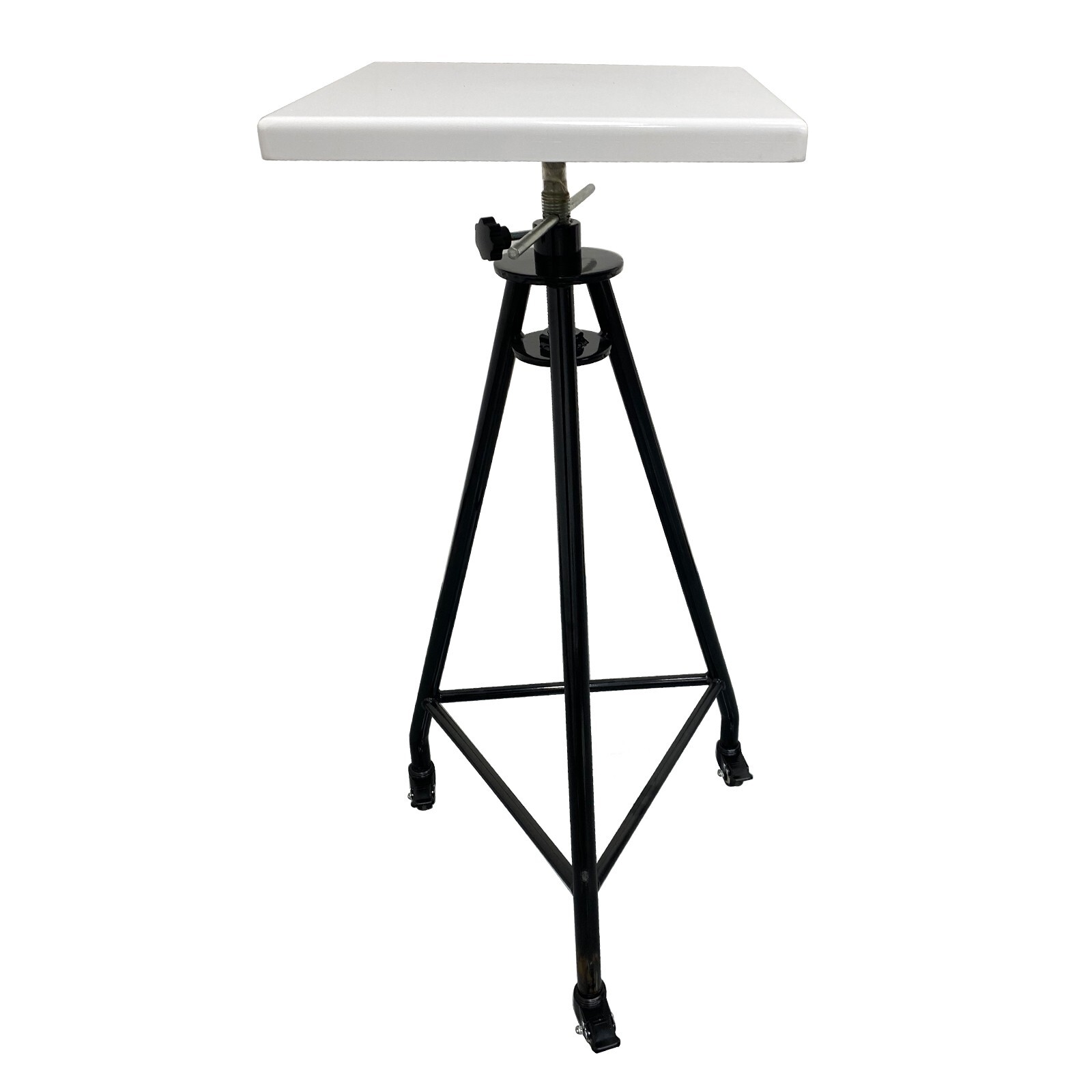 Rotatable Sculpture Table Working Lifting Table Turntable Display Stand 35-45in gallery