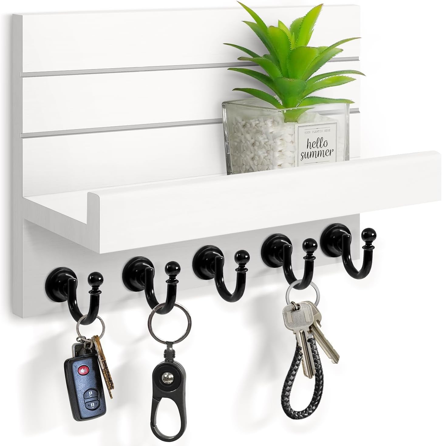 Key Holder for Wall: Easy Installation Mail Organizer Wall Mount Hanging Key Rac gallery
