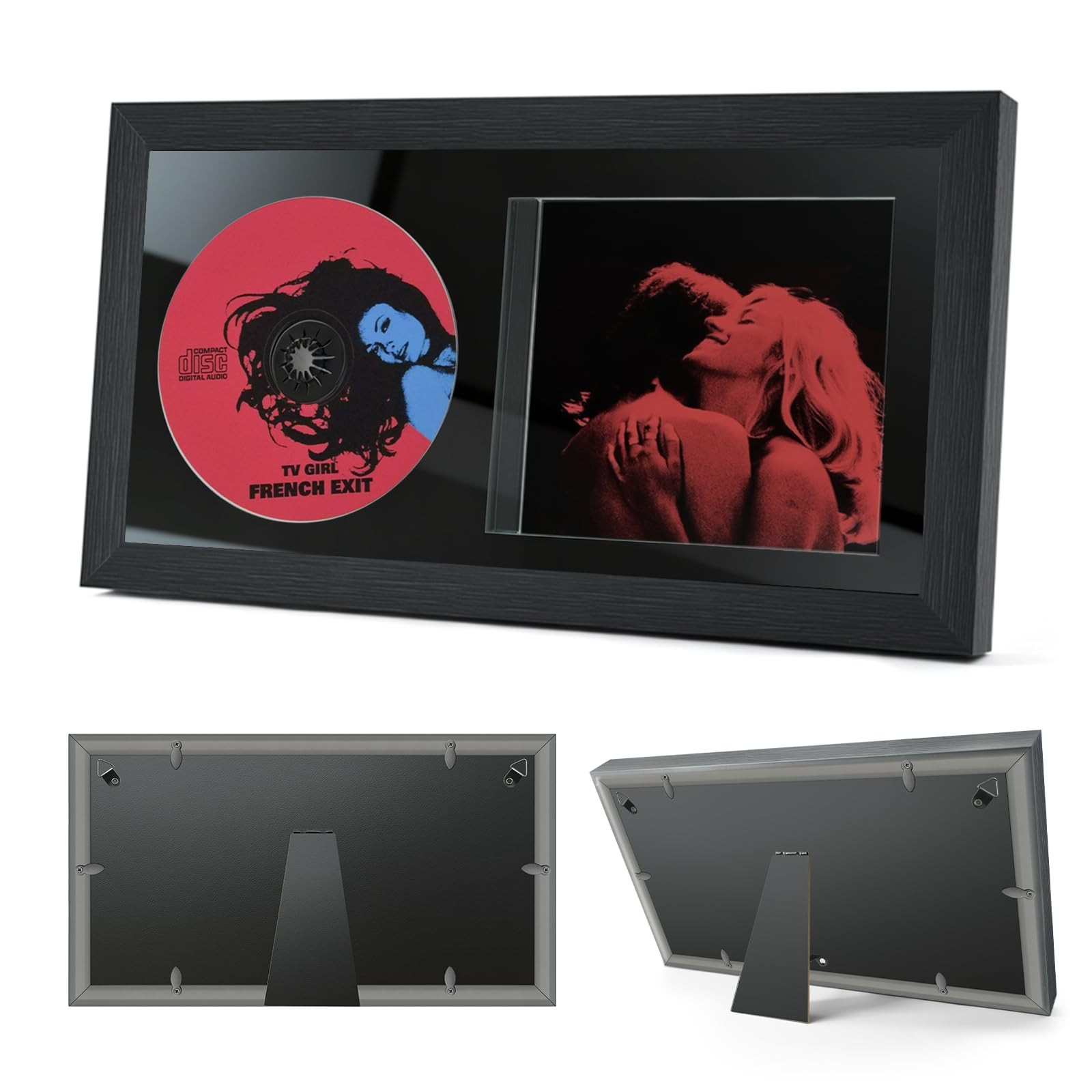 14.4" x 7.9" CD Display Frame for Discs & Cases – Signed CD Music Frame with ... gallery