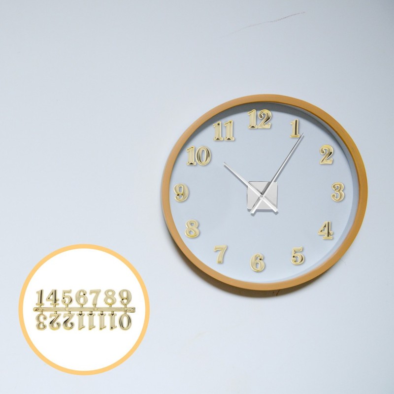 5 Sets Craft Clock Numbers Replacement Kit, 3D Wall Clock Arabic Numerals Set, gallery