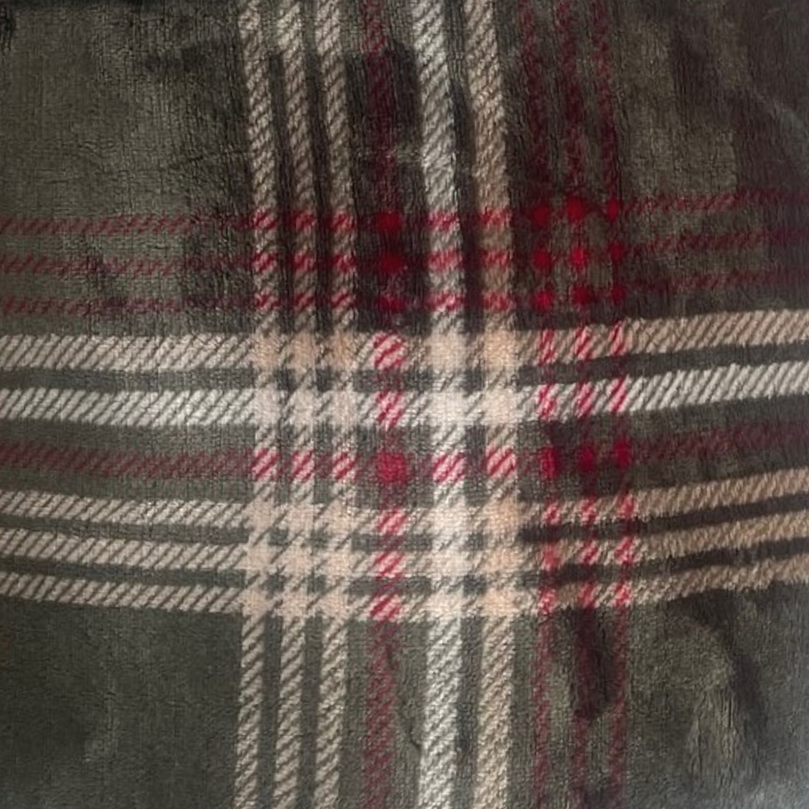 Cuddle Duds Green Holiday Plaid Microplush & Sherpa Throw Blanket, 60x50 gallery