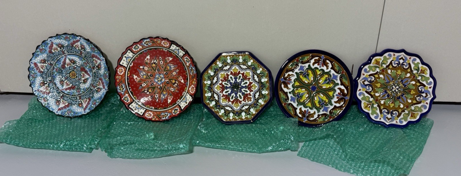 Spanish Handmade Decorative Plates - Set of 5 gallery