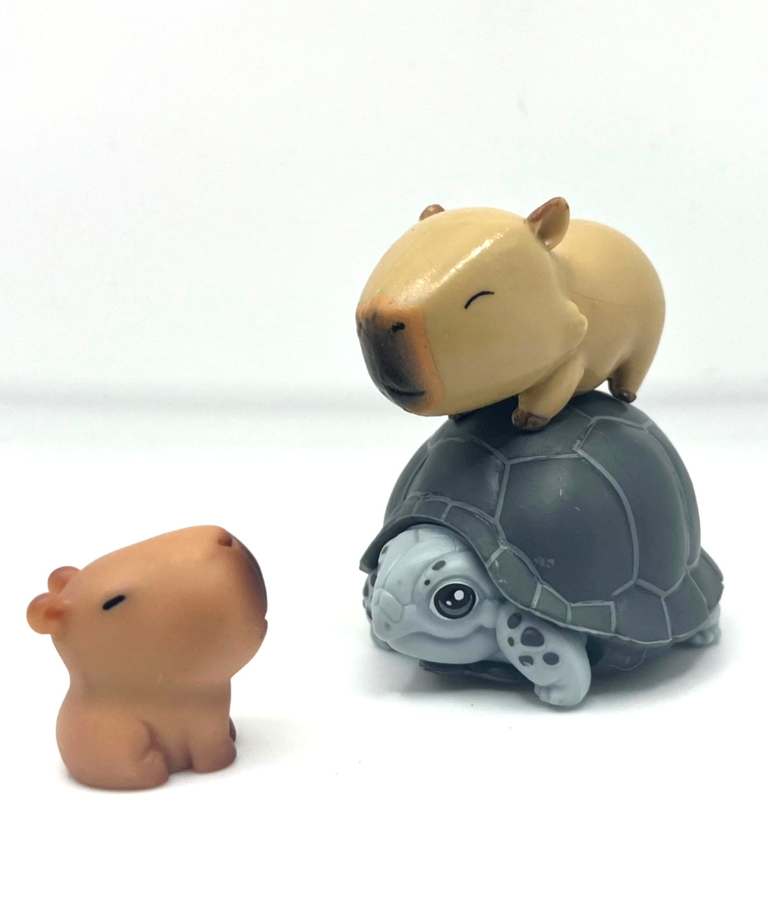 Kawaii Capybara Figure Riding Turtle Plus Pal - Capibara Blind Box Collectibles gallery