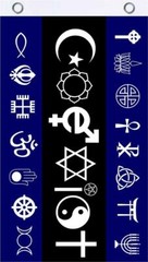 COEXIST FLY FLAG 3′ x 5′
