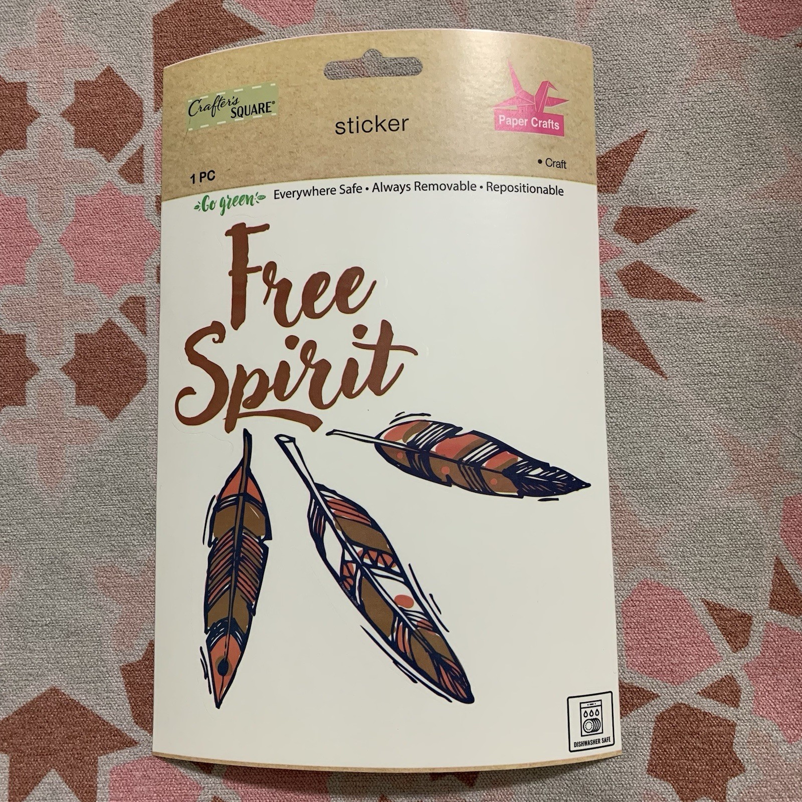Free Spirit Removable Repositionable Sticker Crafter’s Square Lot Of 4 gallery