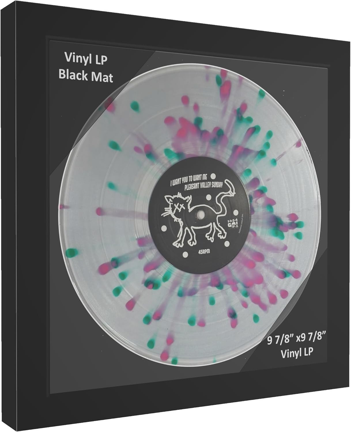 Creative Picture Frames 10" Manhattan Black LP Cover Record Frame Displays 9 7/8 gallery