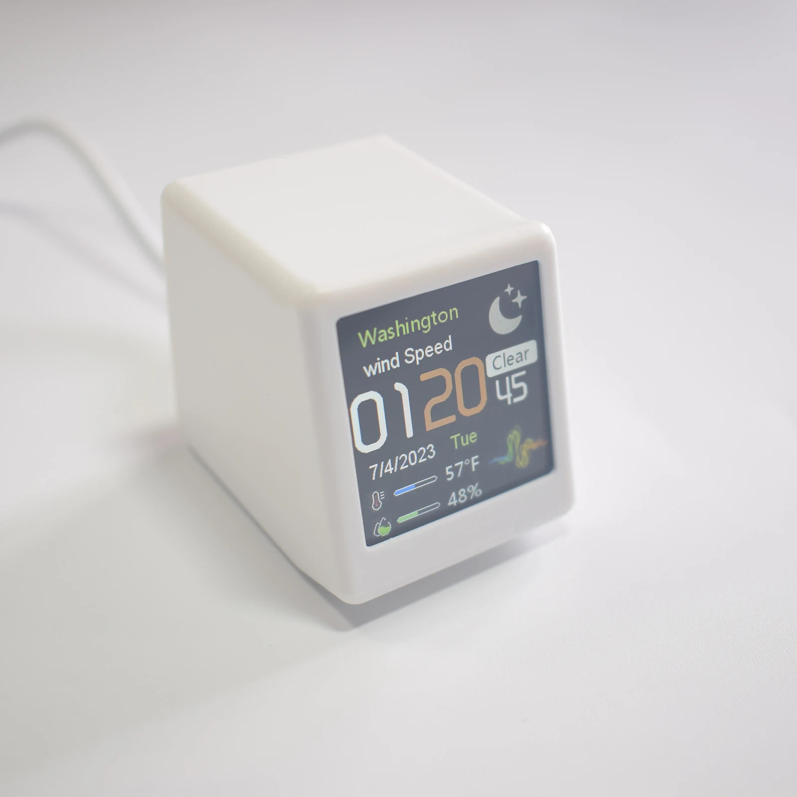 Colorful OLED Multi-Function Information Display WiFi Smart Desktop DIY Creative gallery