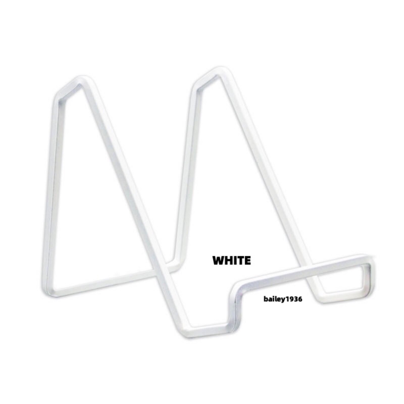 4" Medium GOLD PLATE STAND Square Wire Display Easel QUALITY ITEM gallery
