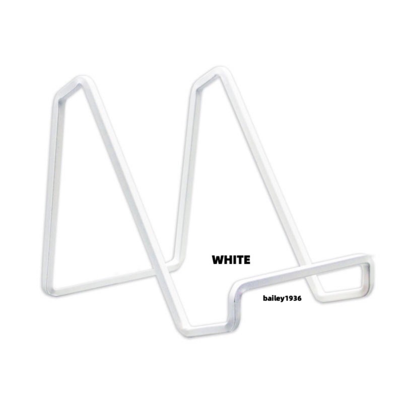 4" Medium GOLD PLATE STAND Square Wire Display Easel QUALITY ITEM gallery