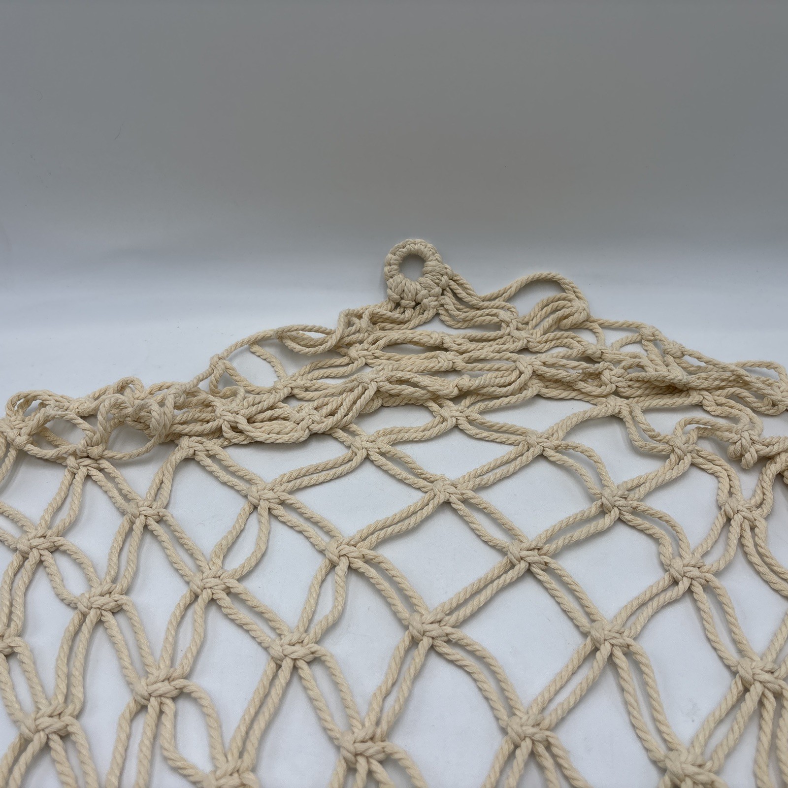 Triangular Macrame Wall Hanging Decor Boho 46” X 46” X 58” gallery