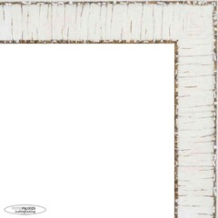 Ornate White Frame – UV Acrylic, Backing Board, Hanging Hardware Included