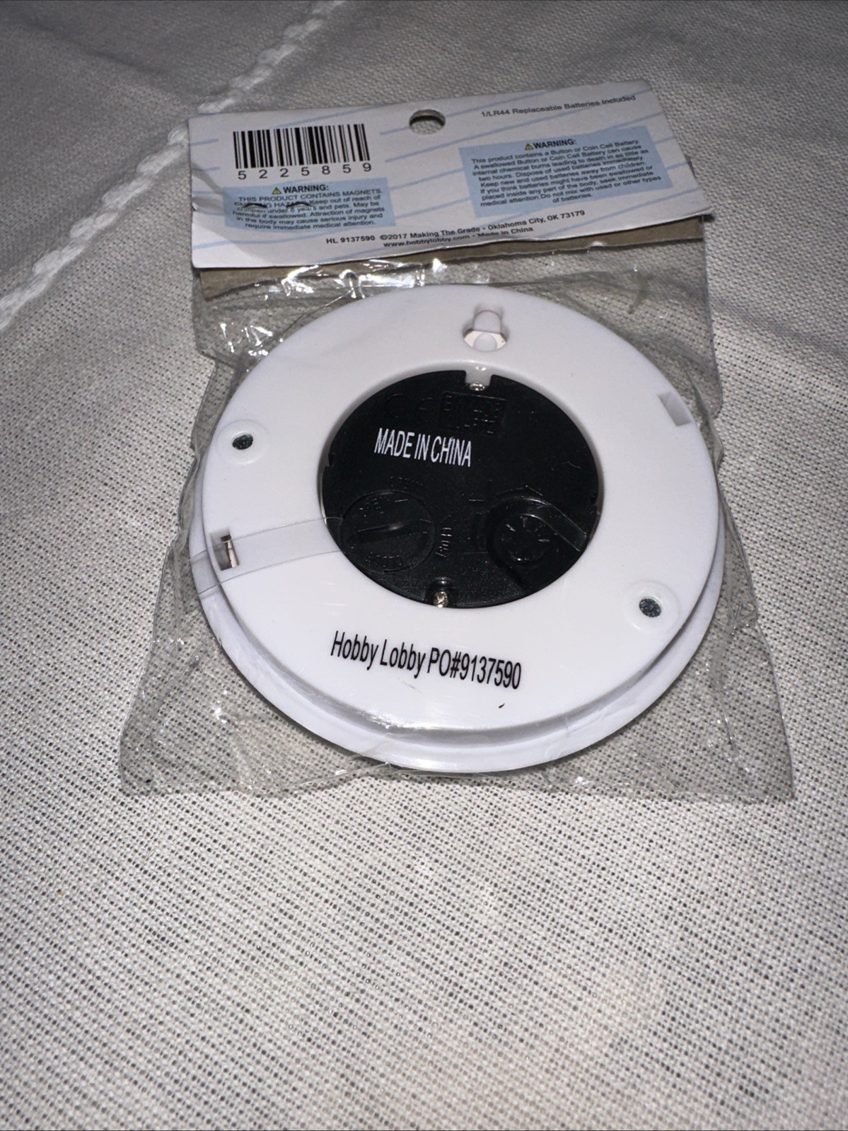 Making The Grade Magnetic Locker Clock Pink Striped Clock gallery