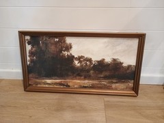 Studio McGee Horizontal Landscape Framed Wall Art Canvas Discontinued 13.9″×25.4