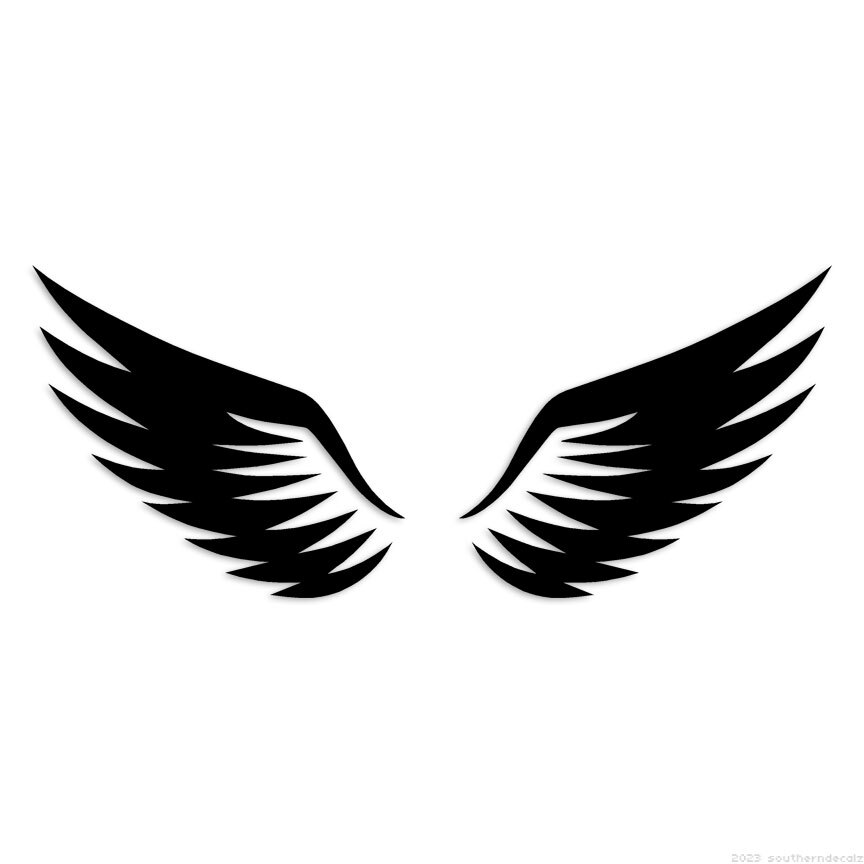 Wings - Decal Sticker - Multiple Colors & Sizes - ebn6661 gallery