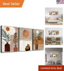 High-Quality Boho Canvas Art Prints – 3 Piece Set for Stylish Interiors