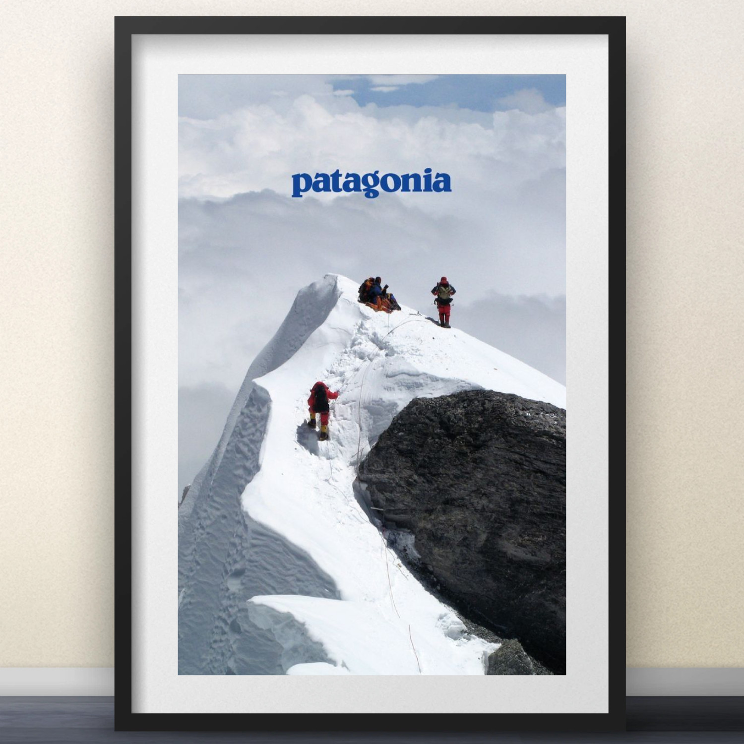Mountain Climbing Poster Summit Snow Peak Wall Art Nature Adventure Hiking Decor gallery