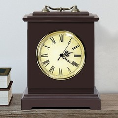 Antique Tabletop Clock with Safe Hidden Storage Space for Living Room Home Decor