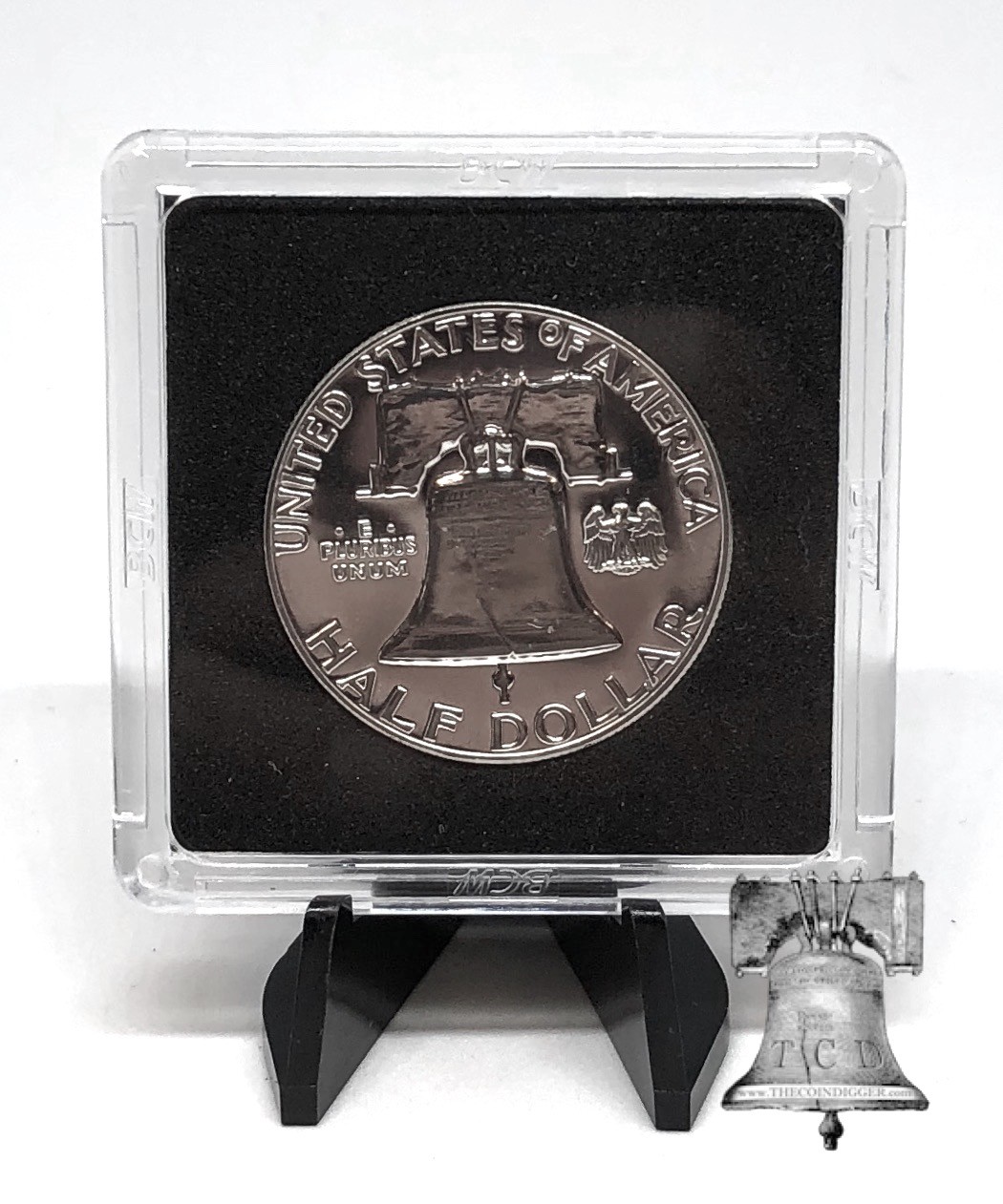 BCW 2x2 Coin Holder Snap Storage Capsule Case 7 US Mint Sizes + Display Stand gallery