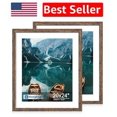 Charming Rustic Brown Frame Set for Vertical & Horizontal Display of Memories