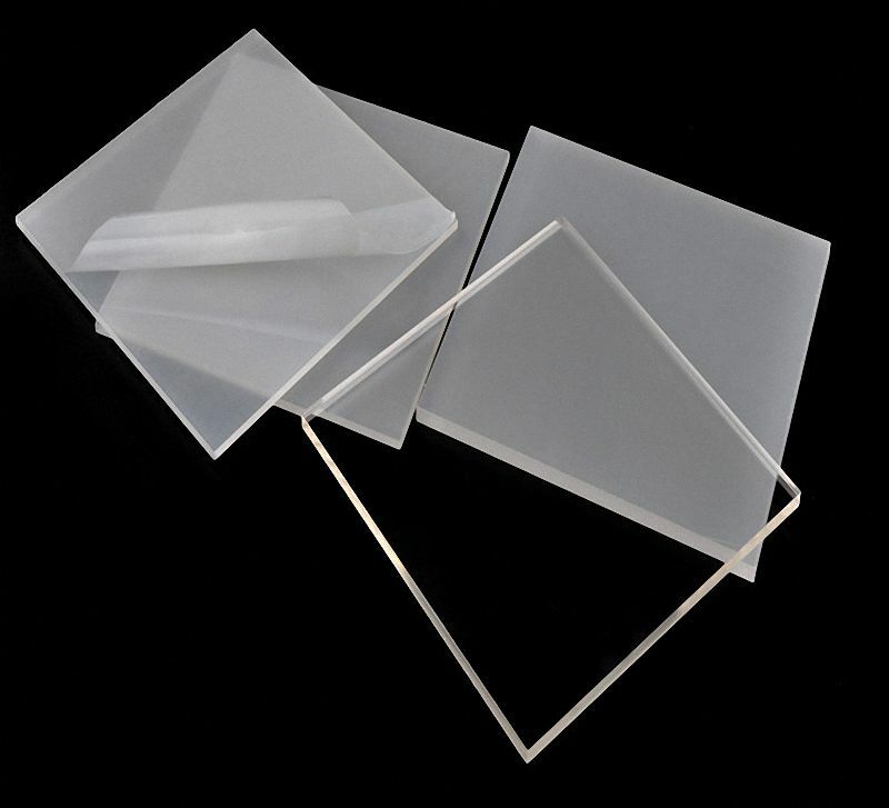 Acrylic Sheet PMMA Panel Plate - 2mm to 5mm Thick - 300 x 300mm Size - Select gallery