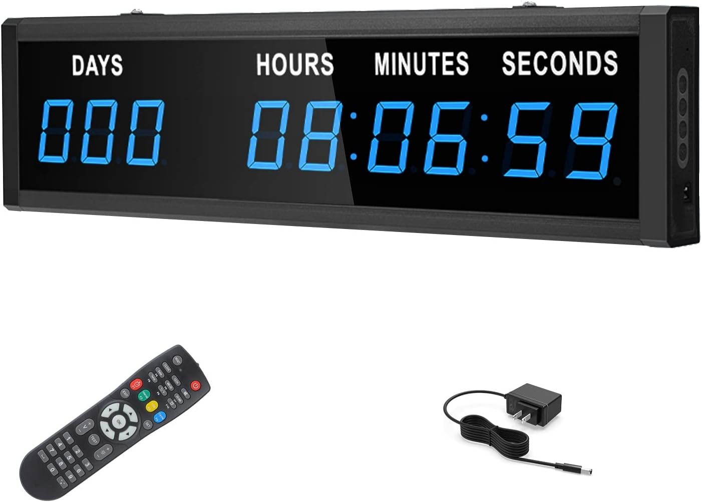 Blue 1.8" 9Digits Large LED Countdown Count up Days Clock with Remote Christmas gallery