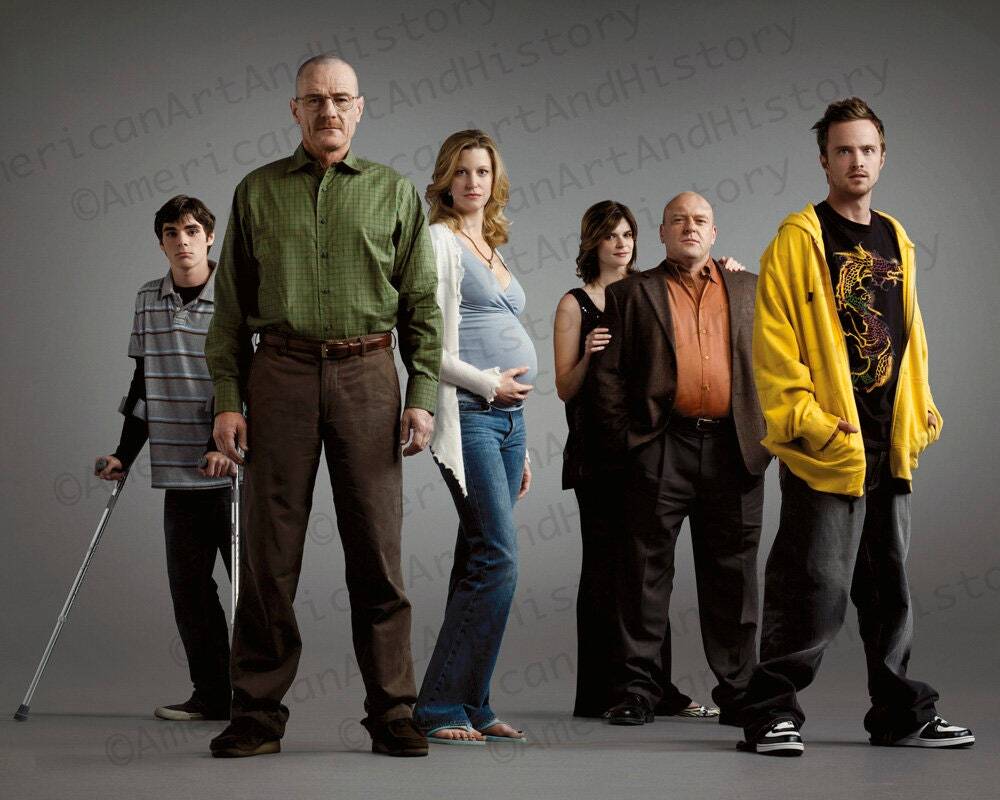 Breaking Bad - Cast Photo Print Poster Walter White Jesse Pinkman Bryan Cranston gallery