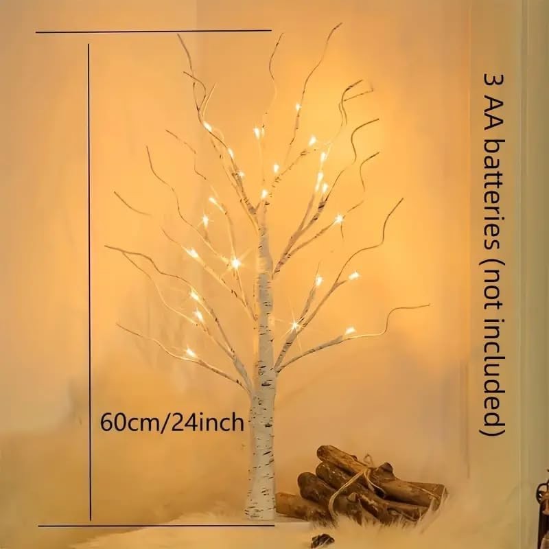 PEIDUO Artificial Tree for Easter Decorations, 2 FT Birch gallery