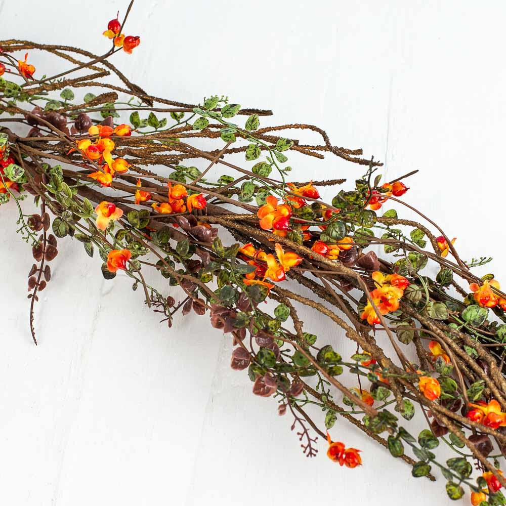 Factory Direct Craft Artificial Woodland Bittersweet and Twig Garland gallery