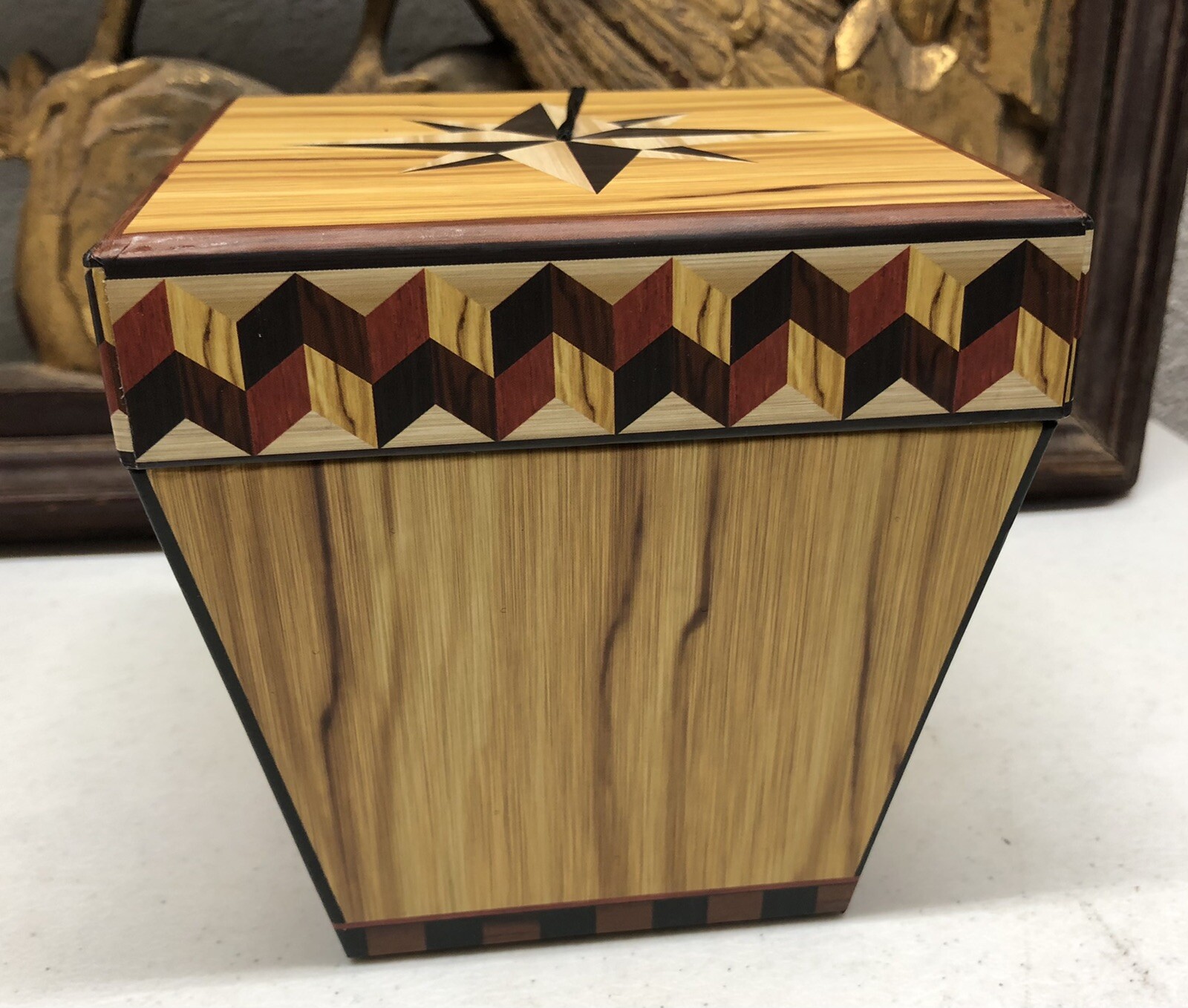PUNCH STUDIO Into the Woods Pattern Storage / Home Decor Box gallery