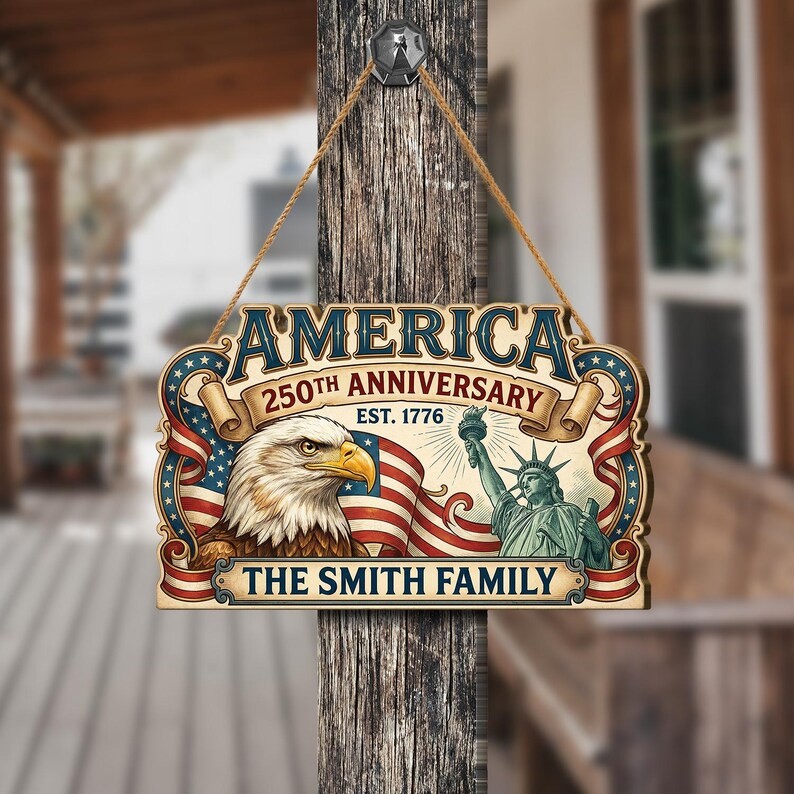 Personalized Wall Sign with Rope gallery
