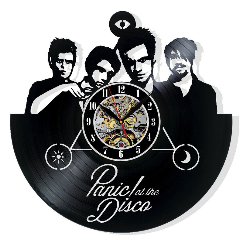 Panic! At the Disco Vinyl Wall Clock Decor Gift for Birthday Holiday Christmas gallery
