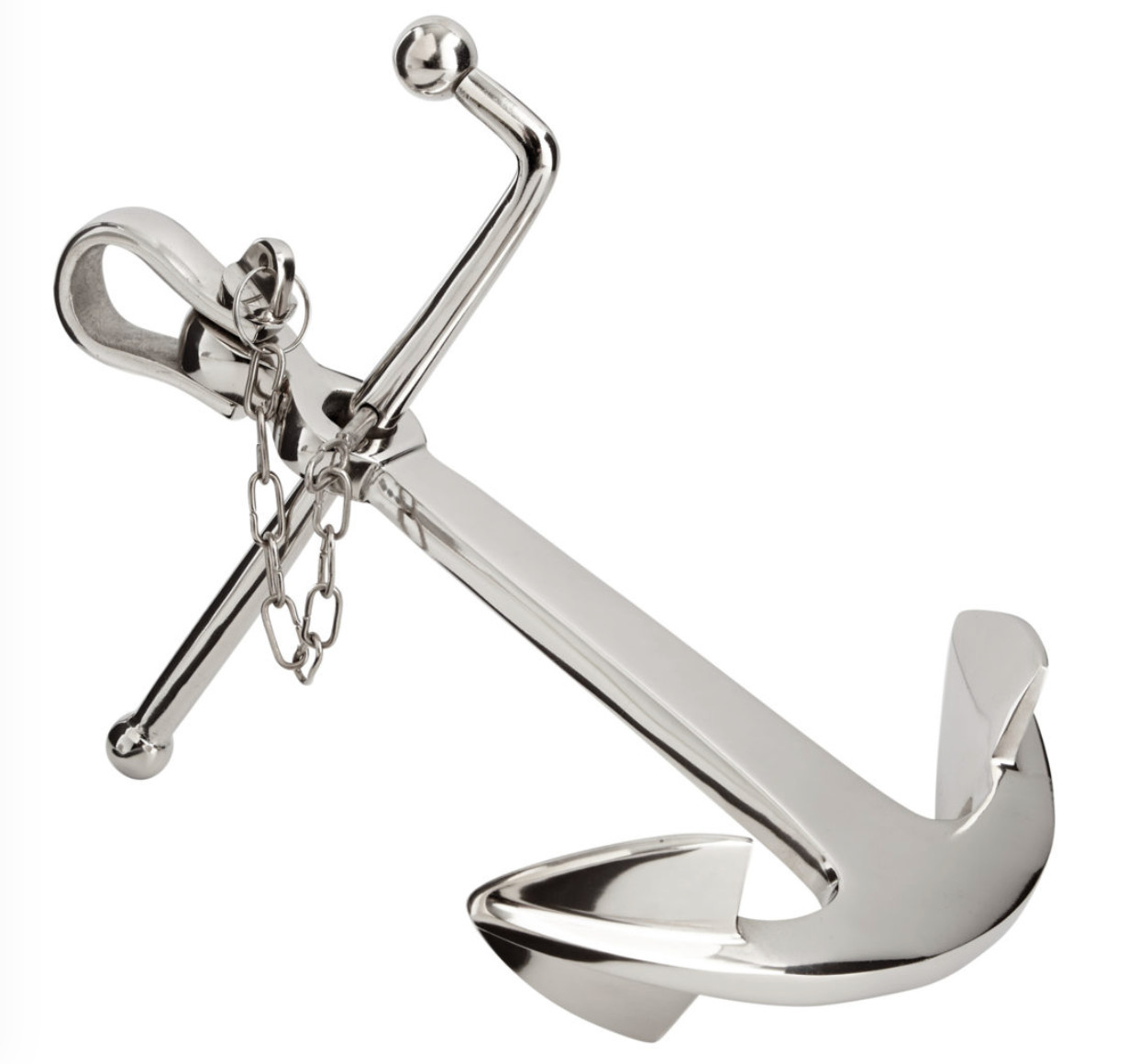 Silver anchor - decorative gallery