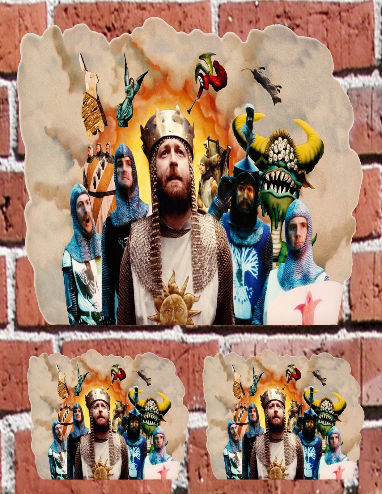 MONTY PYTHON - 7" and 3" DECAL STICKERS for HOME, SCHOOL, AUTO, LAPTOP, SKATE gallery