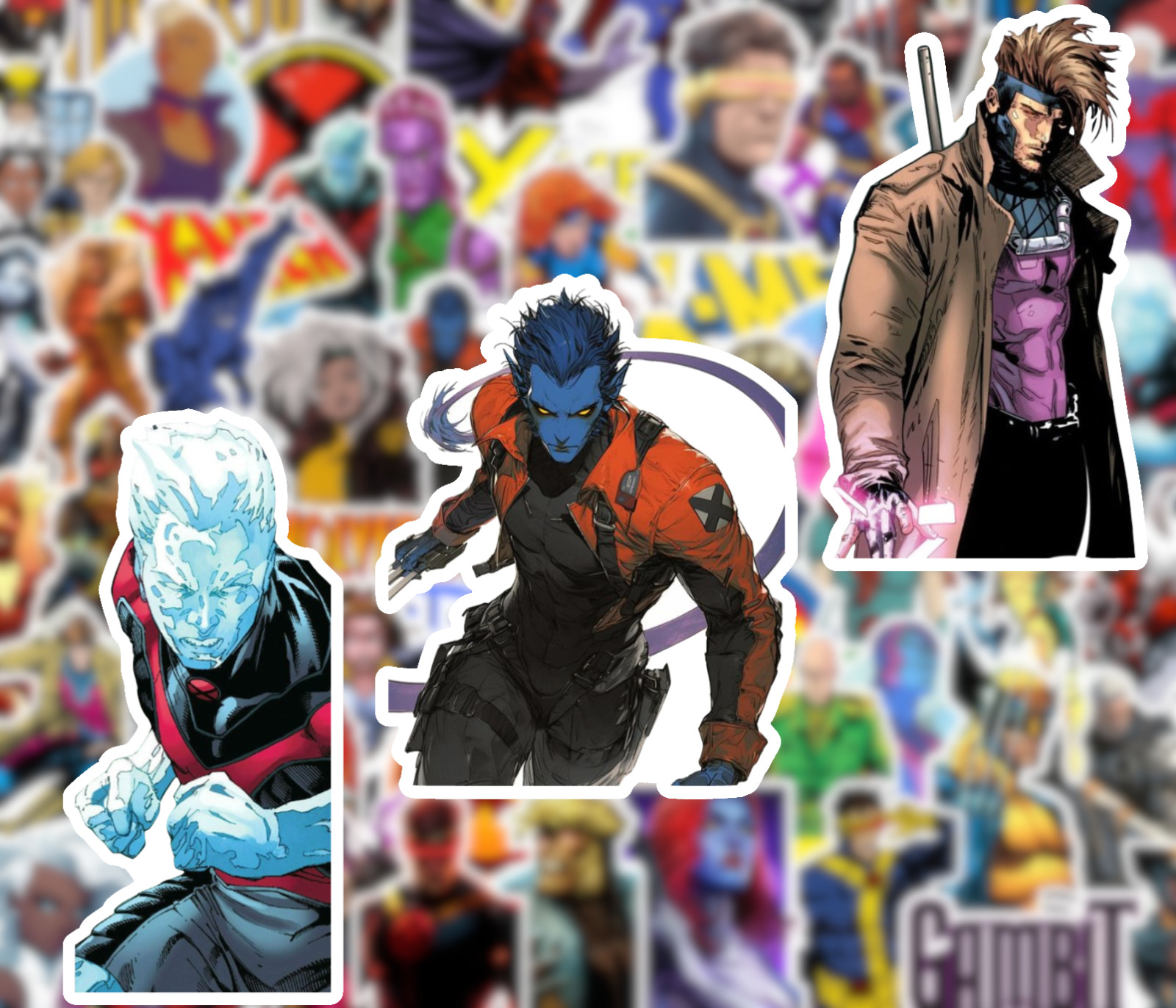 25/50 X-Men Sticker Pack - Waterproof Vinyl - Wolverine Magneto Xmen 97 gallery