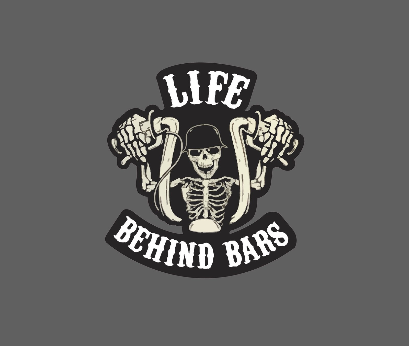 Life Behind Bars Sticker Motorcycle NEW - Buy Any 4 For $1.75 EACH Storewide! gallery