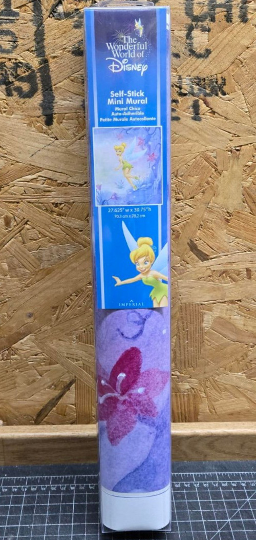 Disney Tinkerbell Self Stick Mini Mural Wall Decor Decal Peel & Stick Kid's Room gallery