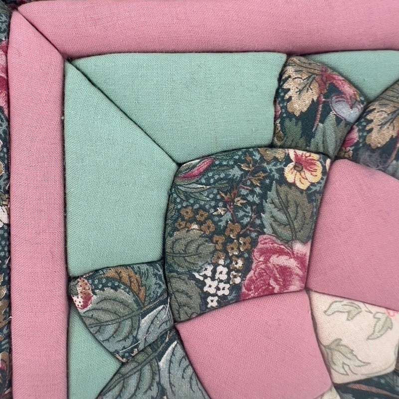 Quilted Patchwork Square Wall Panel Cottage Core Shabby Chic VTG Boho gallery
