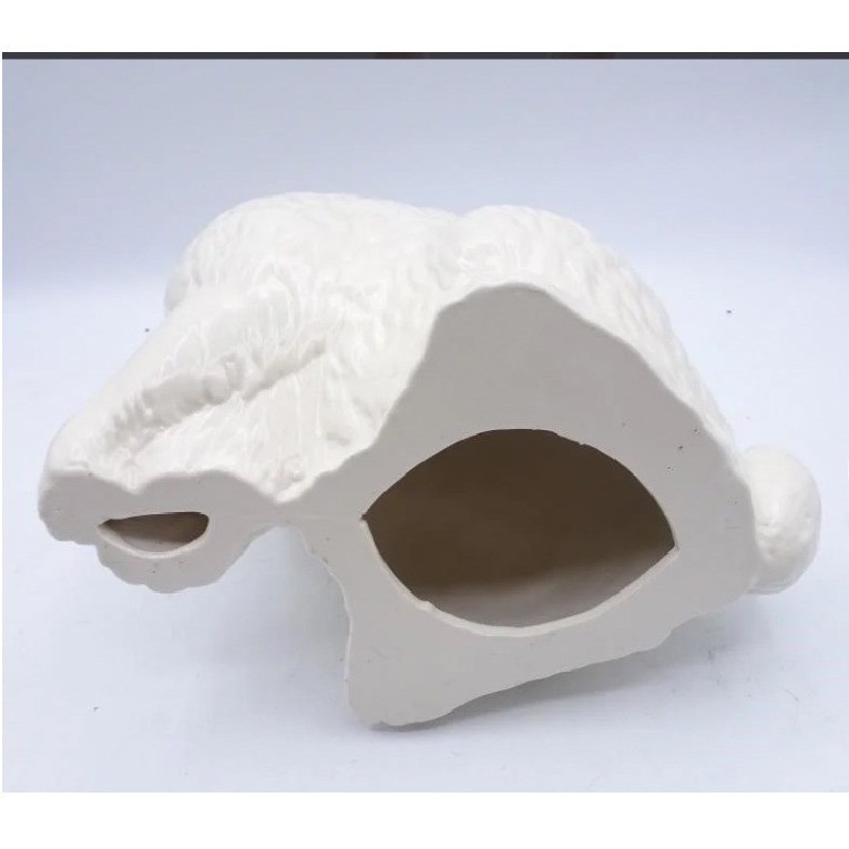 Vintage Style Ceramic White Rabbit Figurine Easter Stanford Bunny 3-D Scan gallery