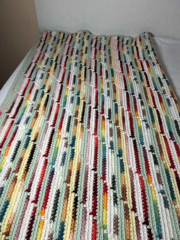 43 X 48 Crocheted Afghan Multicolored gallery