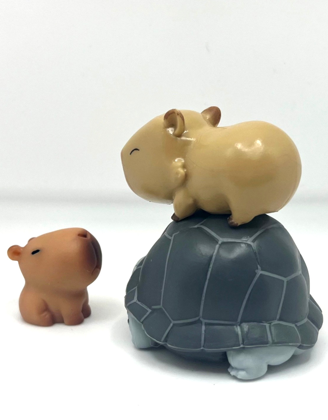 Kawaii Capybara Figure Riding Turtle Plus Pal - Capibara Blind Box Collectibles gallery
