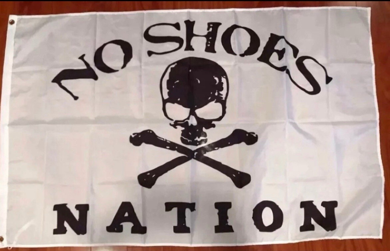 Defect Read Desc No Shoes Nation Pirate Flag Banner 3 X5ft Country Gift Chesney gallery