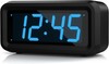 Alarm Clock, Digital Clock, Constantly 1.2'' LED Blue Digits Display, Battery Po gallery