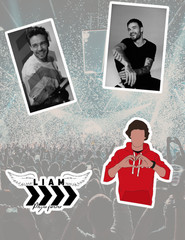 Liam Payne 1D 4pc Sticker Pack