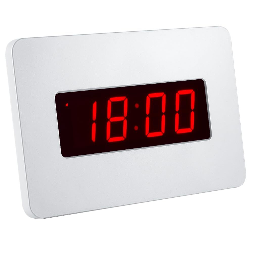 Digital Wall Clock Battery Operated with LED Display, Wall Clock with Backlig... gallery
