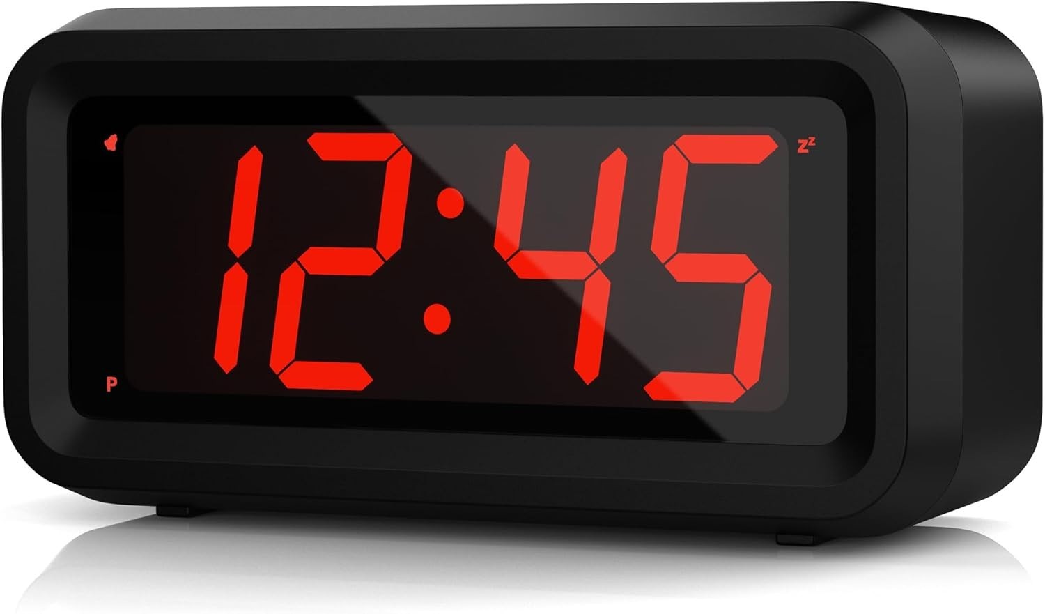 Battery Operated LED Clock - Multi-Display, Adjustable Brightness, Sleek Design gallery