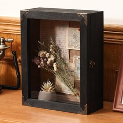 11×14-inch extra-deep shadowbox frame, depth 4.7 inches, keepsake (black)