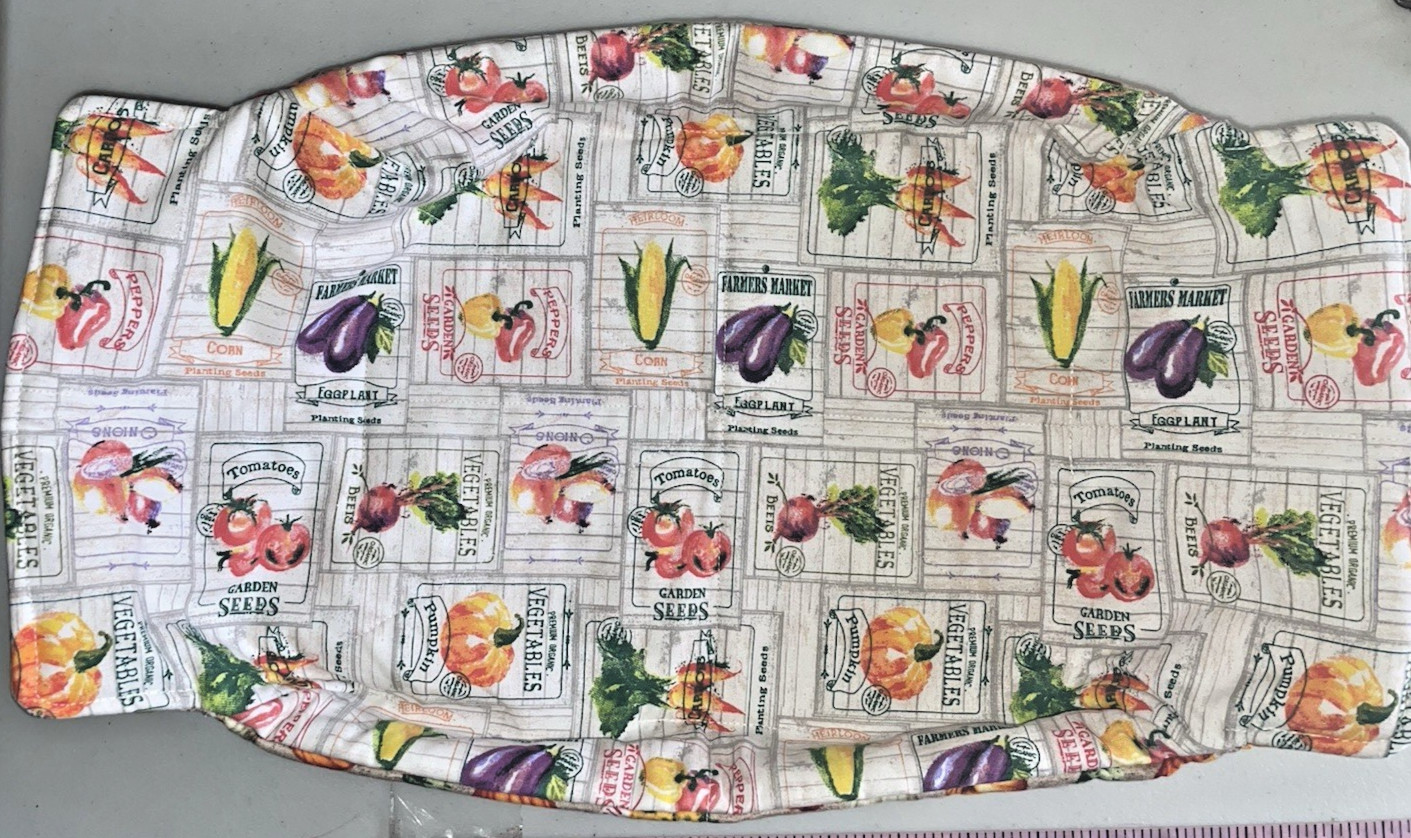 Large Thick Double Sided Deep Vegetable Basket Liner Fabric Garden 100% Cotton gallery