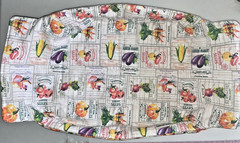 Large Thick Double Sided Deep Vegetable Basket Liner Fabric Garden 100% Cotton