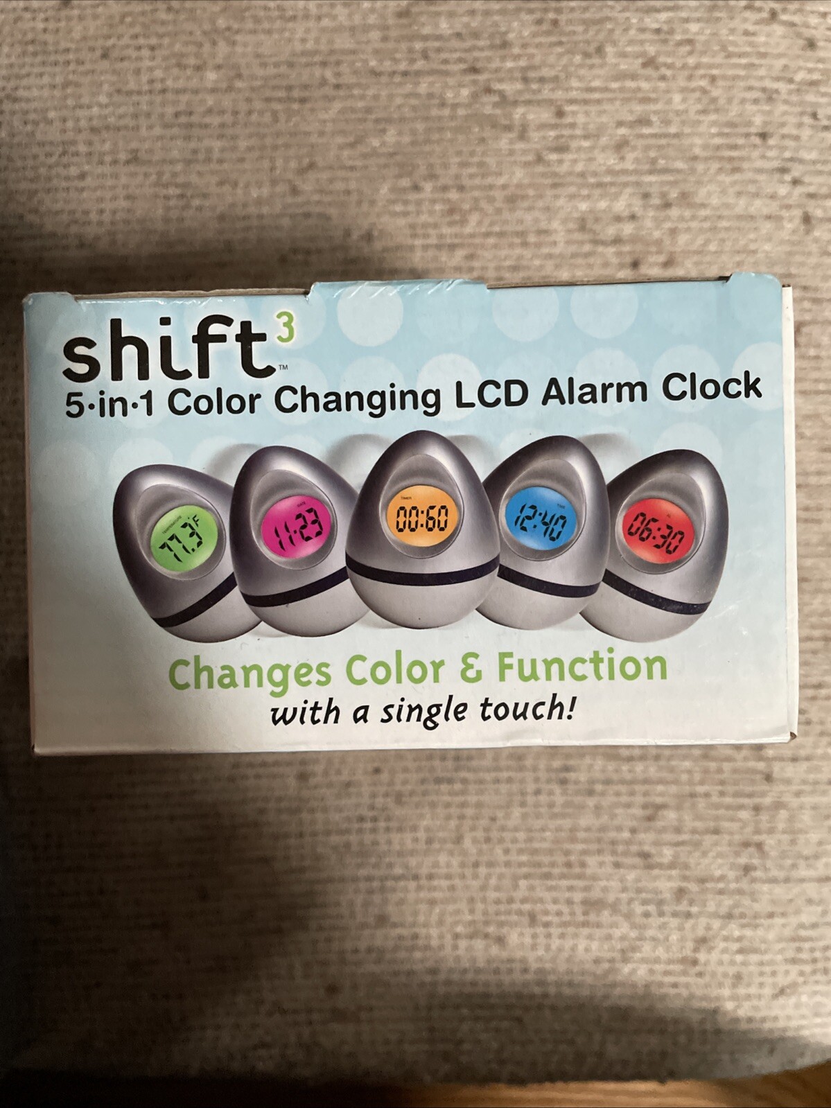 Shifts 5-in-1 Changes Color & Function LCD Alarm Clock New gallery